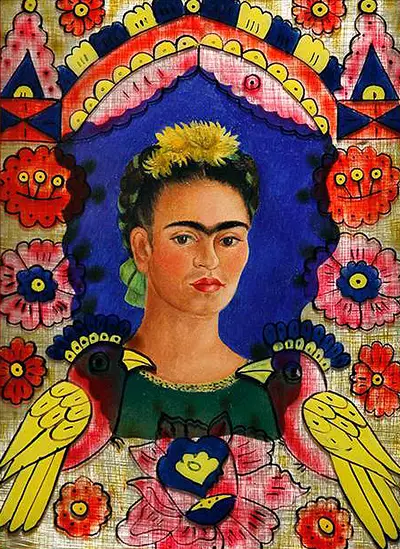 Self-Portrait - The Frame Frida Kahlo